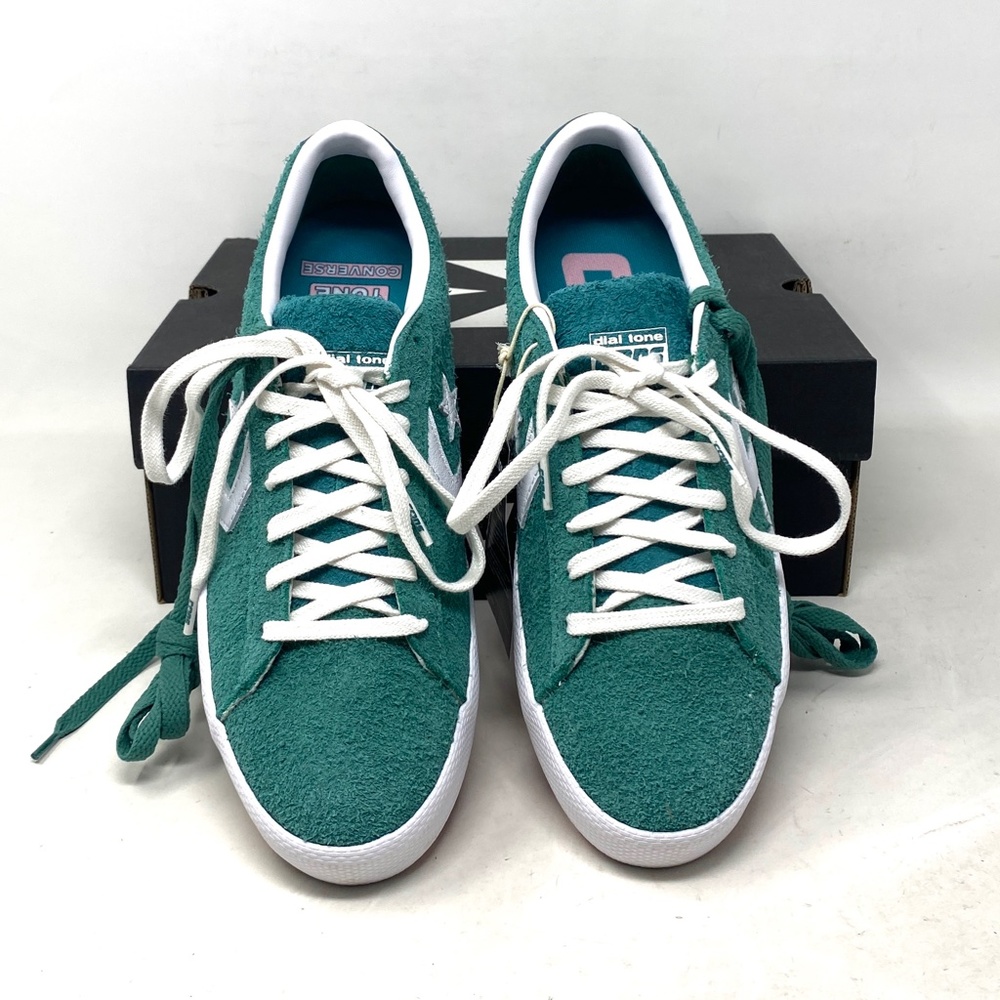 Converse Cons PL Vulc Pro Low Top Shoes Suede Women Green Suede Sneakers A02134C - Picture 5 of 12